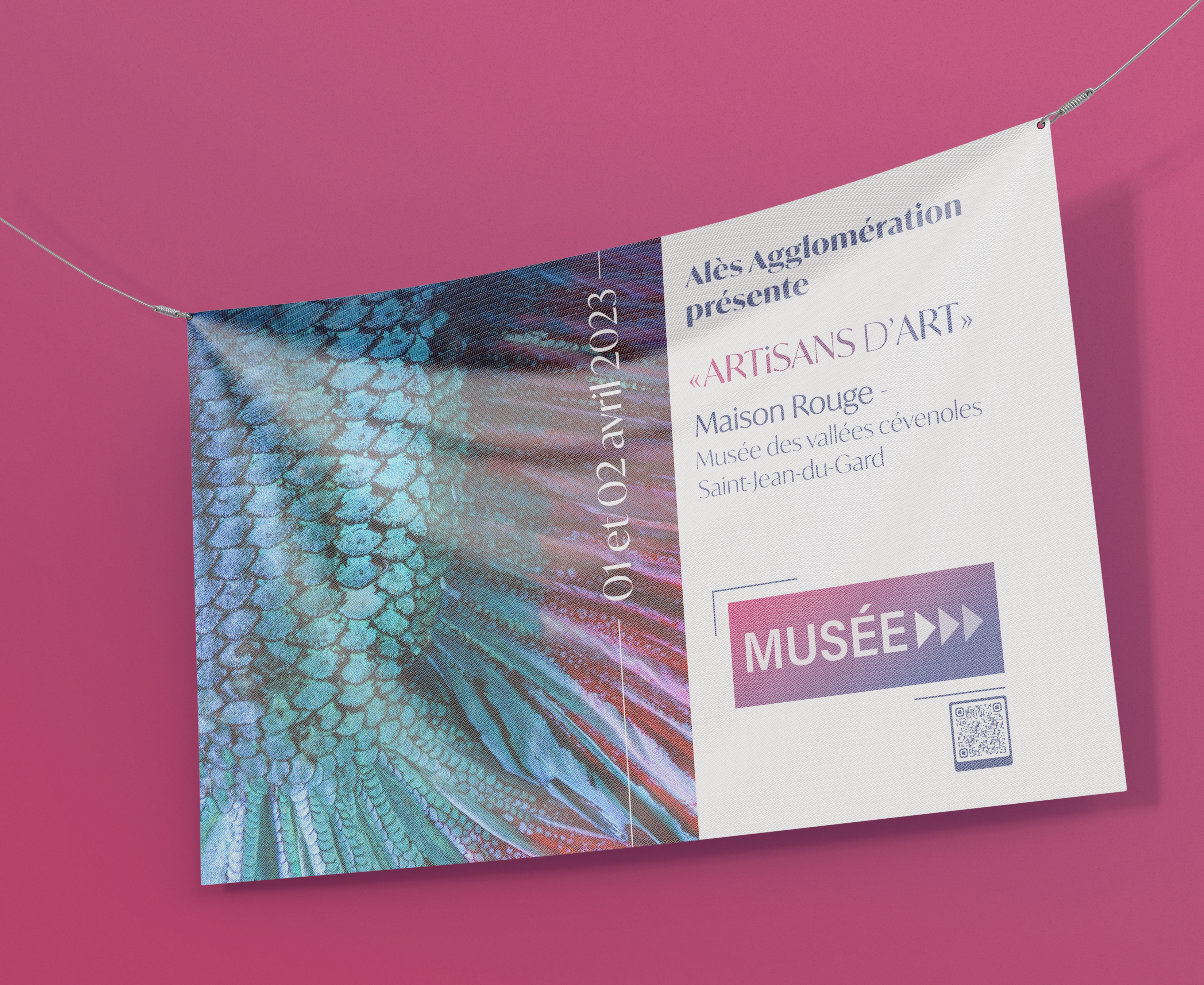 Bâche géante Journées européennes des métiers d'art